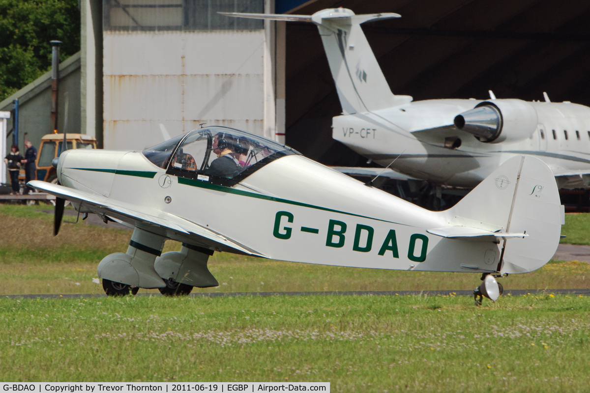 G-BDAO, 1949 SIPA S91 C/N 2, Visitor to the 2011 Cotswold Air Show