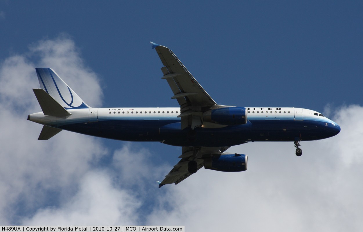 N489UA, 2002 Airbus A320-232 C/N 1702, United A320