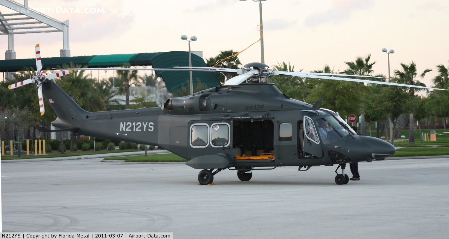 N212YS, AgustaWestland AW-139 C/N 41237, AW139 military prototype at Heliexpo Orlando