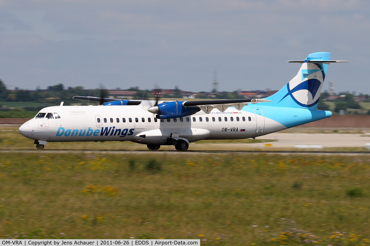 OM-VRA, 1993 ATR 72-202 C/N 373, Arriving from Rimini