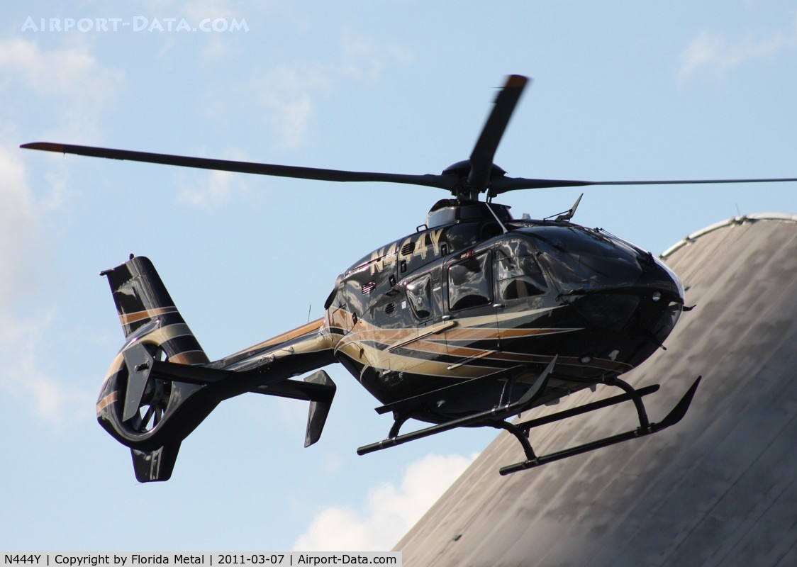 N444Y, 2007 Eurocopter EC-135P-2+ C/N 0599, EC135 leaving Heliexpo Orlando
