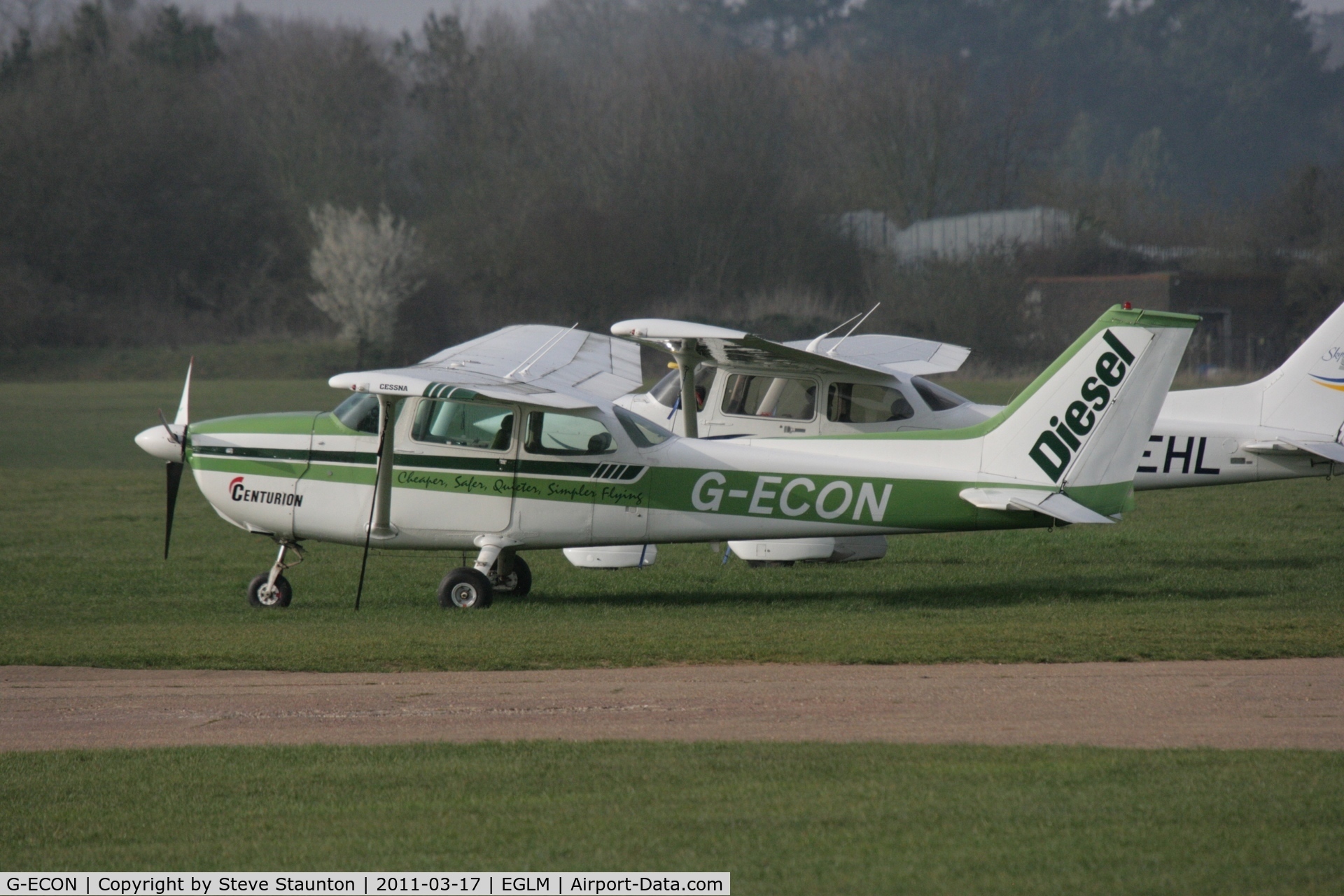 G-ECON, 1975 Cessna 172M Skyhawk C/N 172-64490, Taken at White Waltham Airfield March 2011