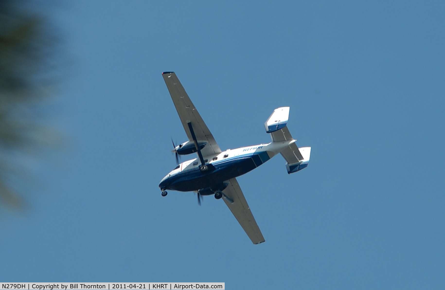 N279DH, PZL-Mielec M-28-05 Skytruck C/N AJE003-21, A Polskie Zaklady Lotnicze Spzoo PZL M28 05 flying west over Ft. Walton Beach, Fla. presumably back to Hurlburt Field. According to Airport Data.com, a website that this photgrapher contributes to this M28 is owned by Air Force Special Operations Command.