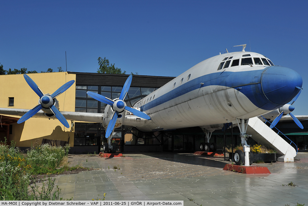 HA-MOI, Ilyushin Il-18D C/N 187010002, ex Malev Ilyushin 18