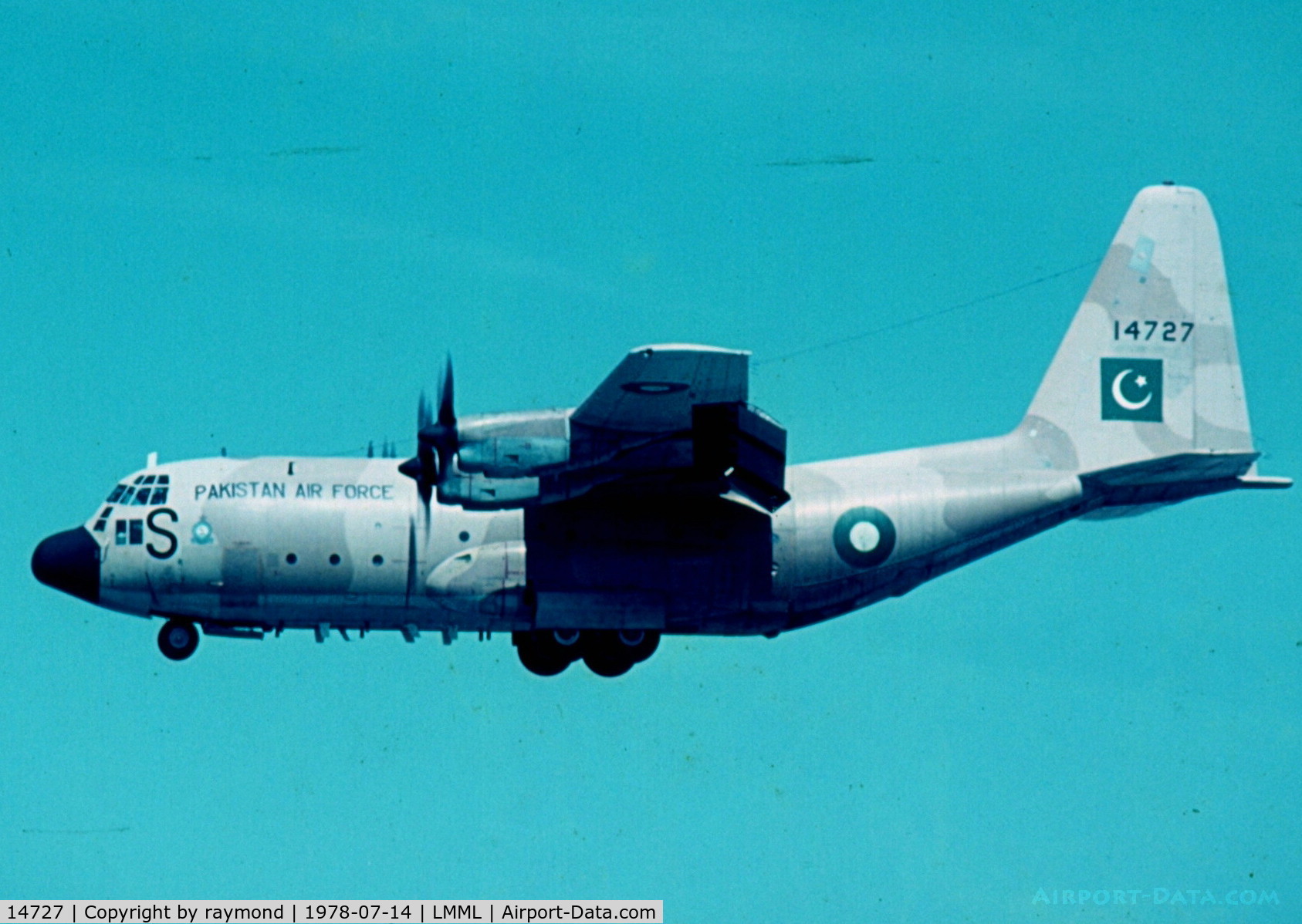 14727, 1967 Lockheed C-130E Hercules C/N 382-4282, C130E Hercules 14727/S Pakistan Air Force