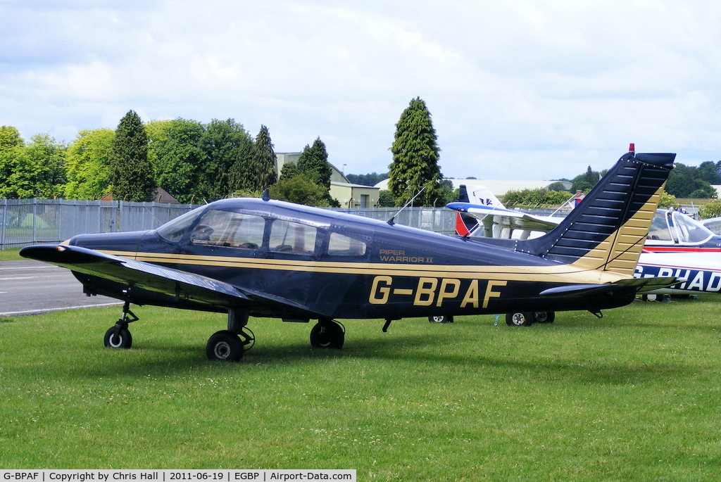 G-BPAF, 1977 Piper PA-28-161 Cherokee Warrior II C/N 28-7716142, visitor to the Cotswold Airshow