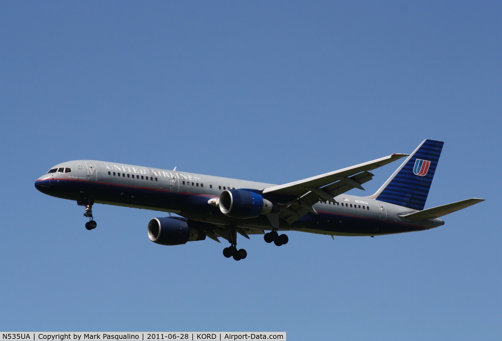 N535UA, 1991 Boeing 757-222 C/N 25130, Boeing 757-200