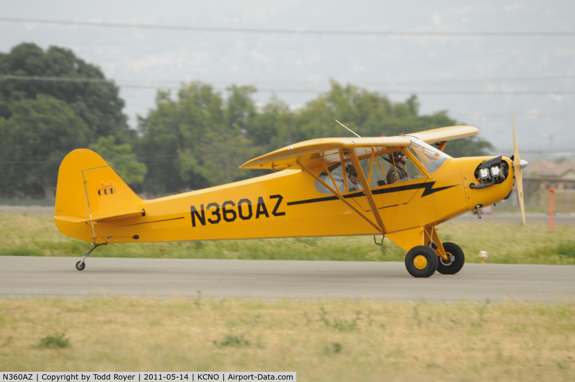 N360AZ, 2008 American Legend AL3 C/N AL-1122, Landing at Chino