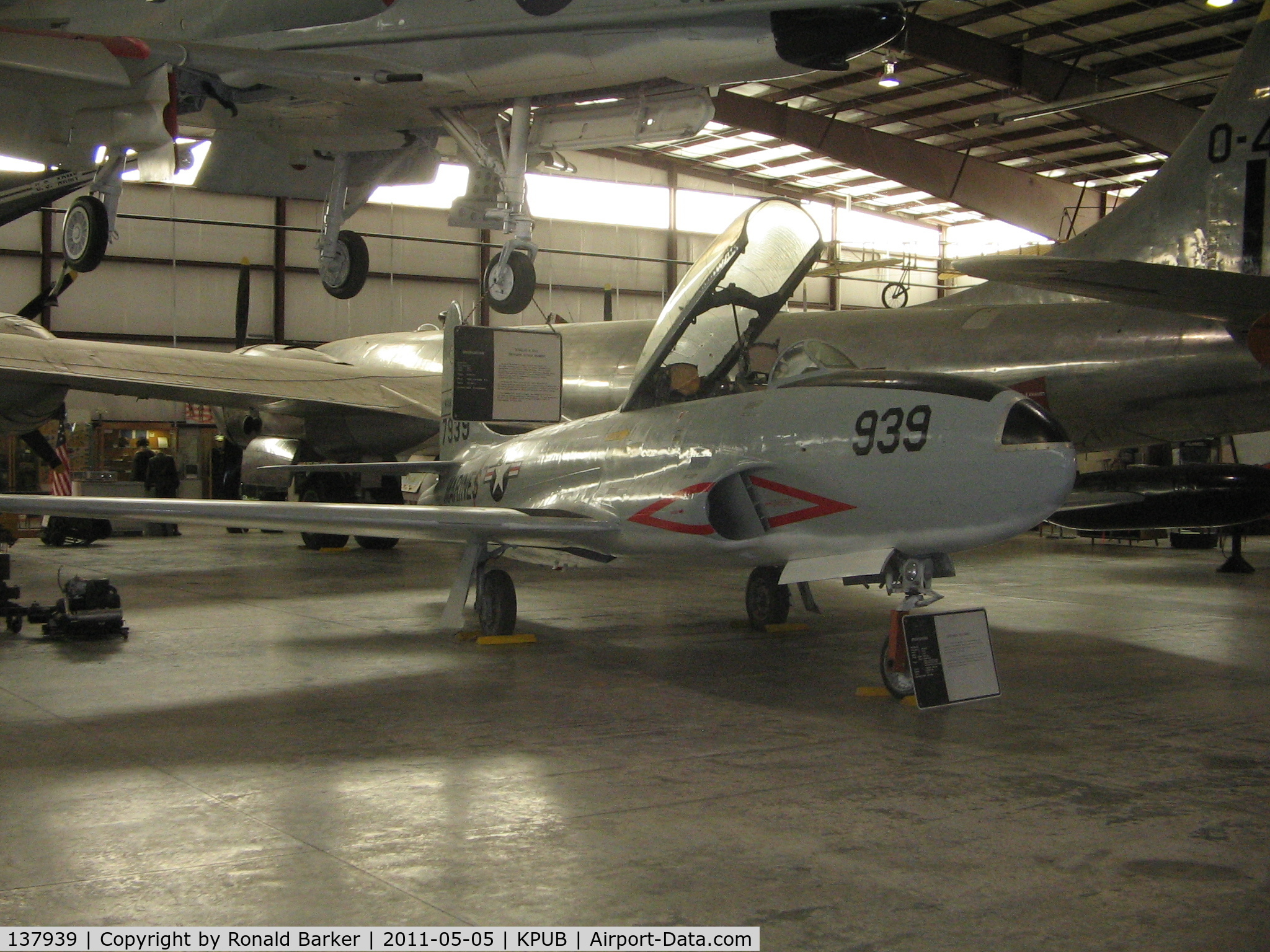 137939, Lockheed T-33B Shooting Star C/N 137939, Pueblo Weisbrod Aircraft Museum