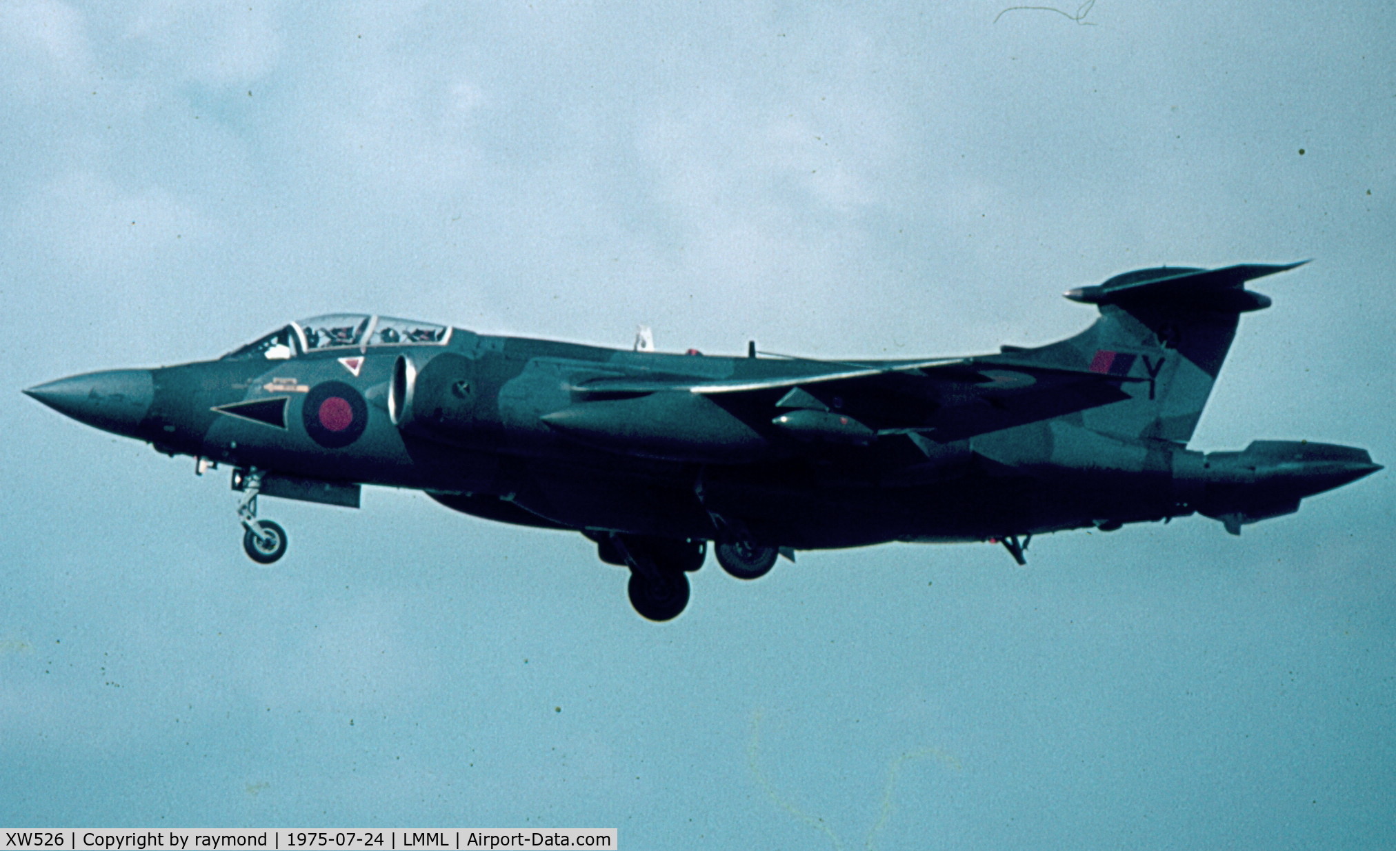 XW526, 1970 Hawker Siddeley Buccaneer S.2B C/N B3-02-69, Buccaneer XW526/Y 16Sqd RAF