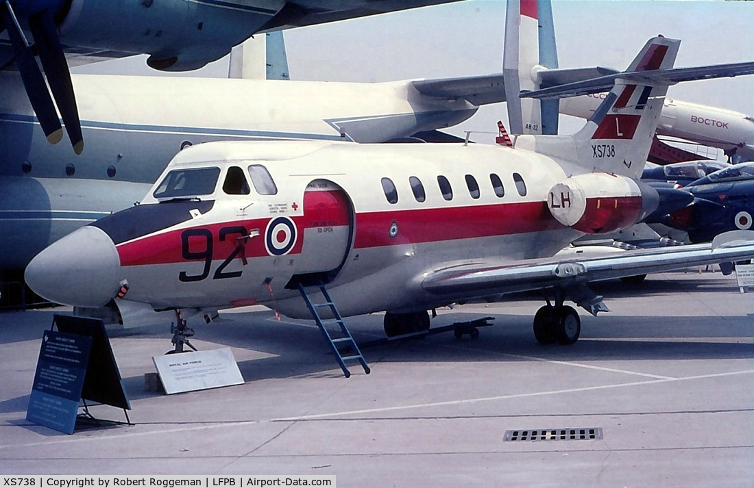 XS738, 1966 Hawker Siddeley HS.125 Dominie T.1 C/N 25077, Coded L.