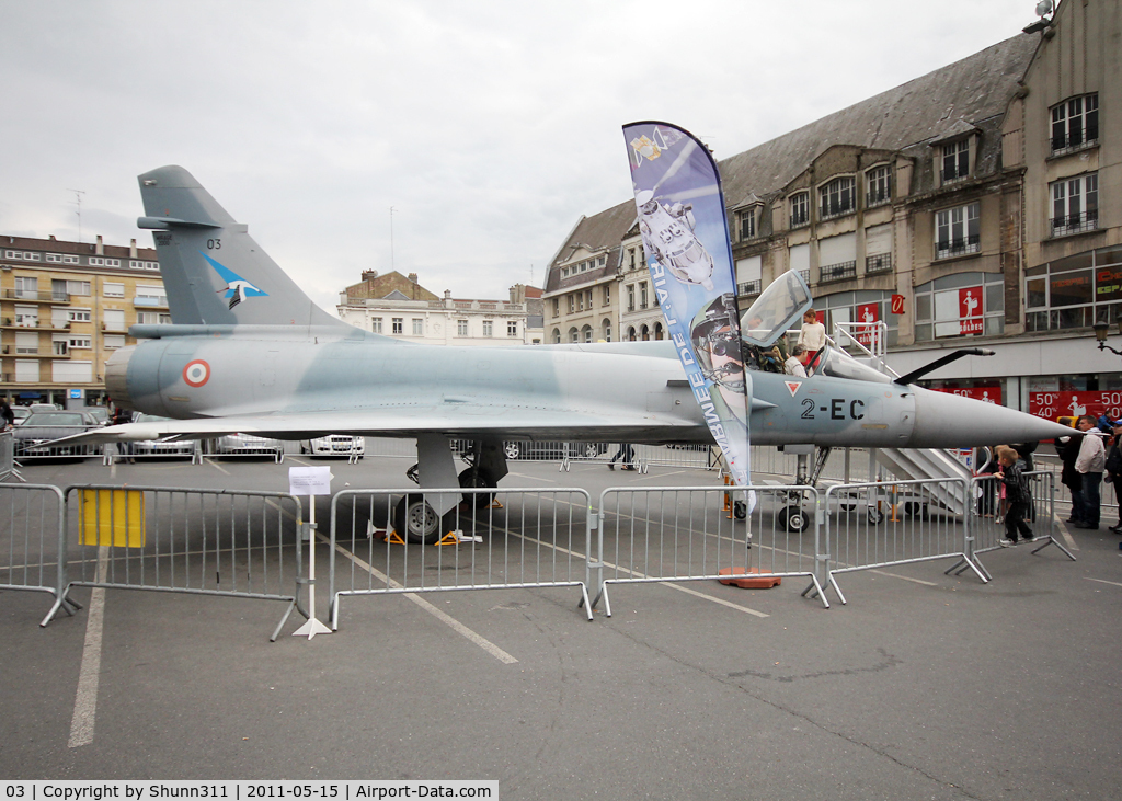 03, Dassault Mirage 2000C C/N 03, Displayed during an Exhibition by the French Air Force