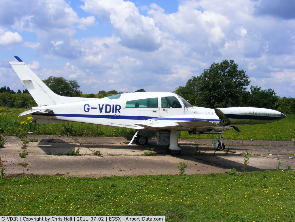 G-VDIR, 1975 Cessna T310R C/N 310R-0211, still here after its wheels up landing on 4th September 2005