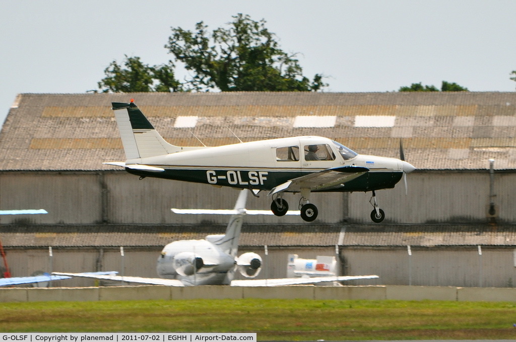G-OLSF, 1989 Piper PA-28-161 Cadet C/N 2841284, Taken from the Flying Club