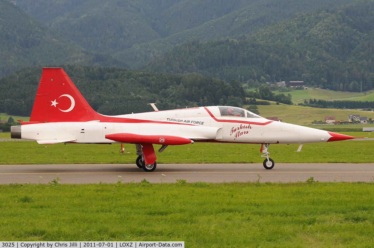 3025, 1970 Canadair NF-5A Freedom Fighter C/N 3025, Turkish Stars