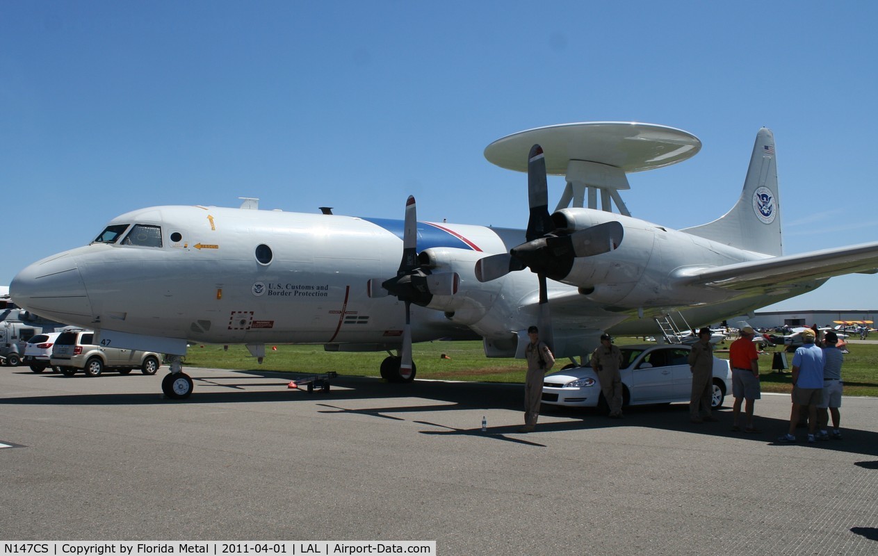 N147CS, Lockheed P-3 AEW&C C/N 185-5162, Border Patrol P-3B