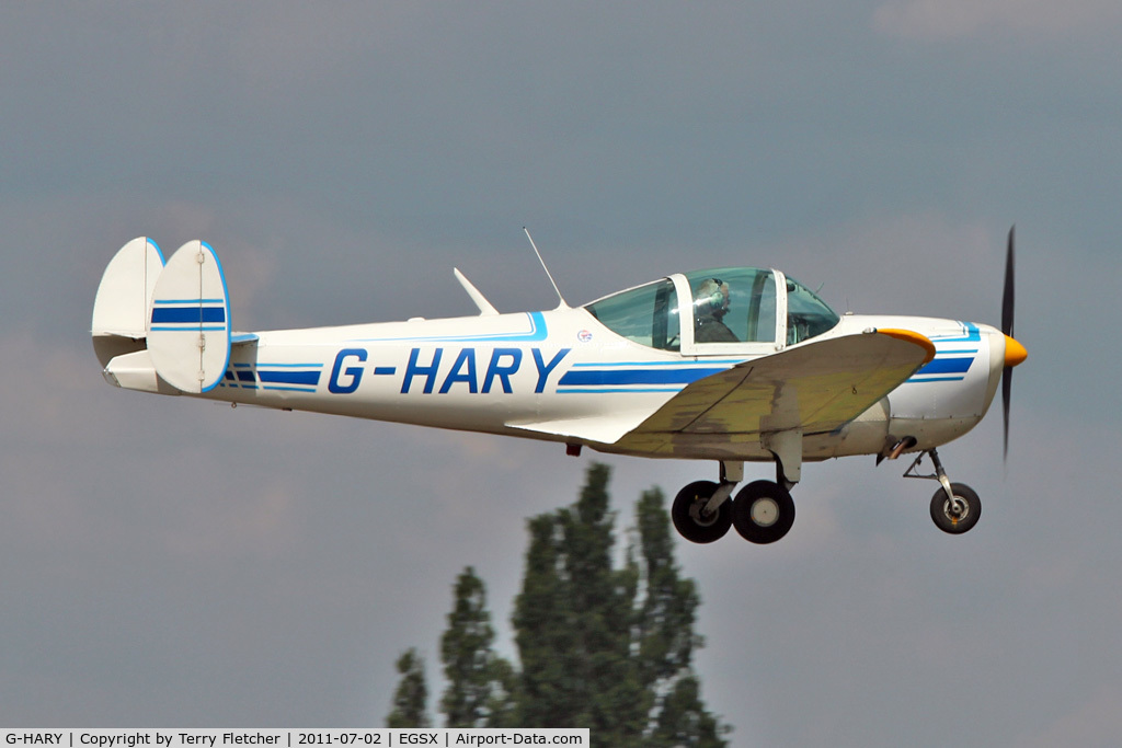 G-HARY, 1966 Alon A-2 Aircoupe C/N A-188, 1966 Alon A-2 Aircoupe, c/n: A-188 at North Weald