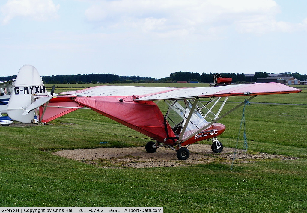 G-MYXH, 1995 Cyclone Airsports AX3/503 C/N 7028, Privately owned
