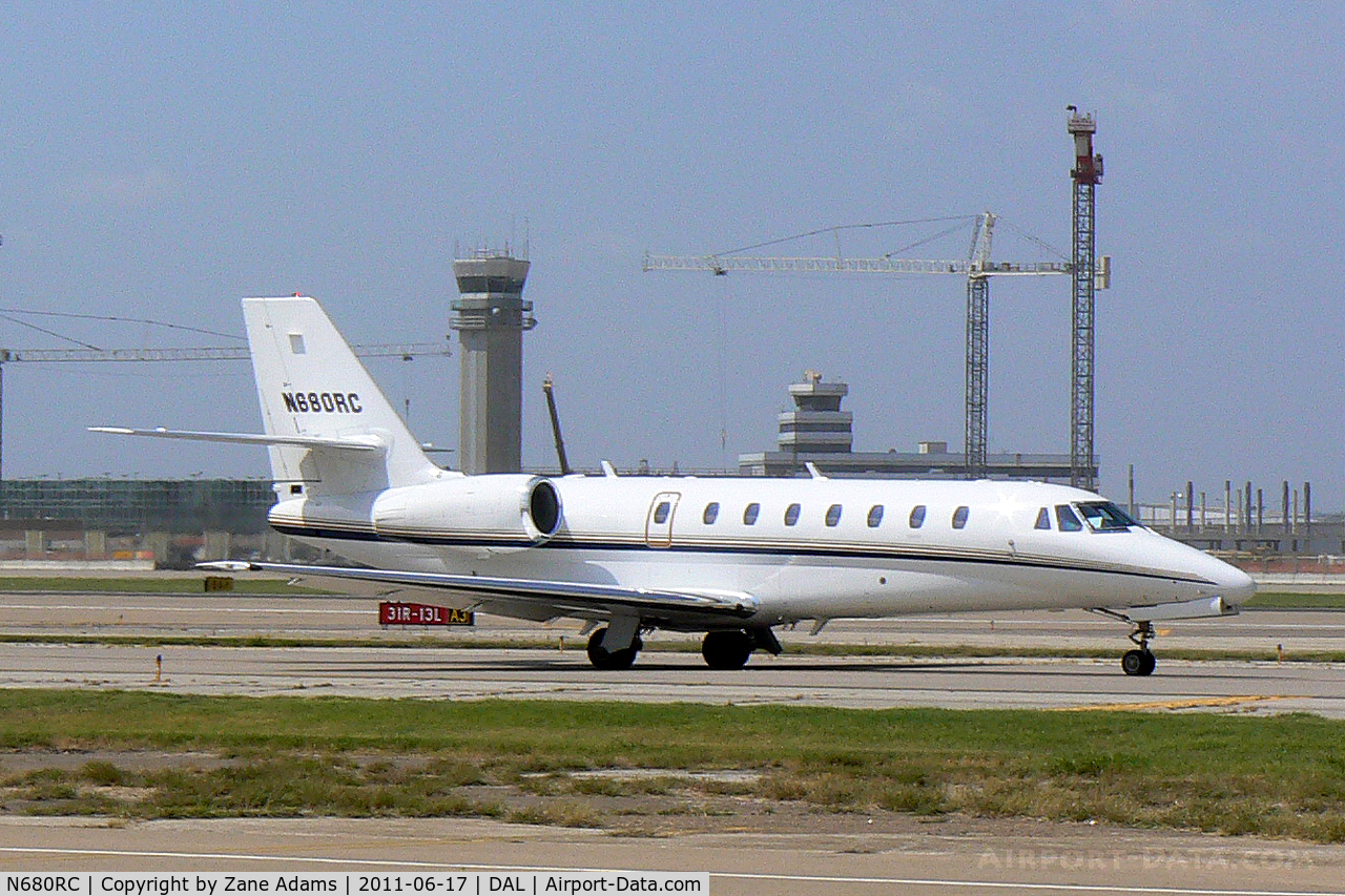 N680RC, 2008 Cessna 680 Citation Sovereign C/N 680-0192, At Dallas Love Field