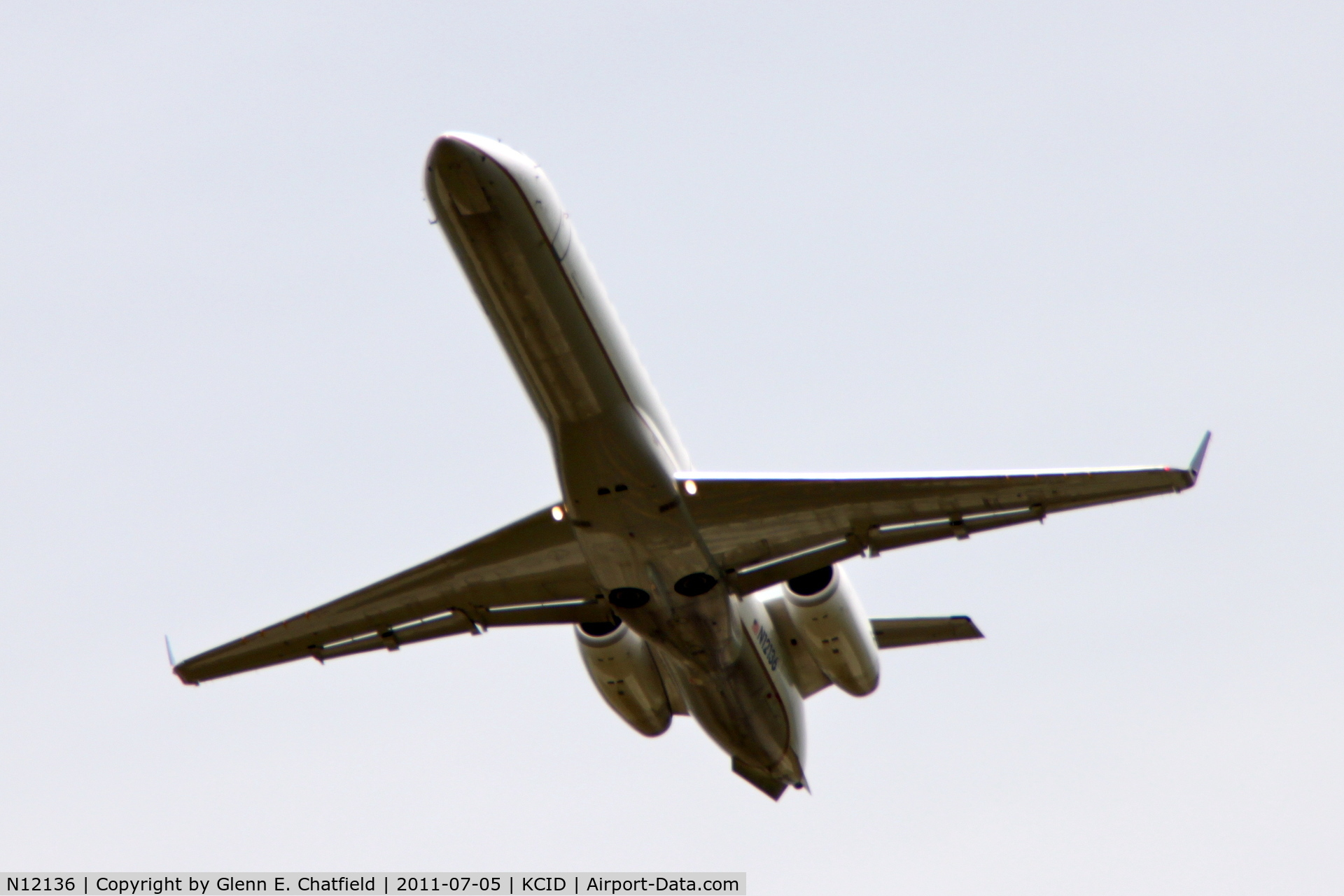N12136, 2003 Embraer ERJ-145XR (EMB-145XR) C/N 145719, Departing runway 27