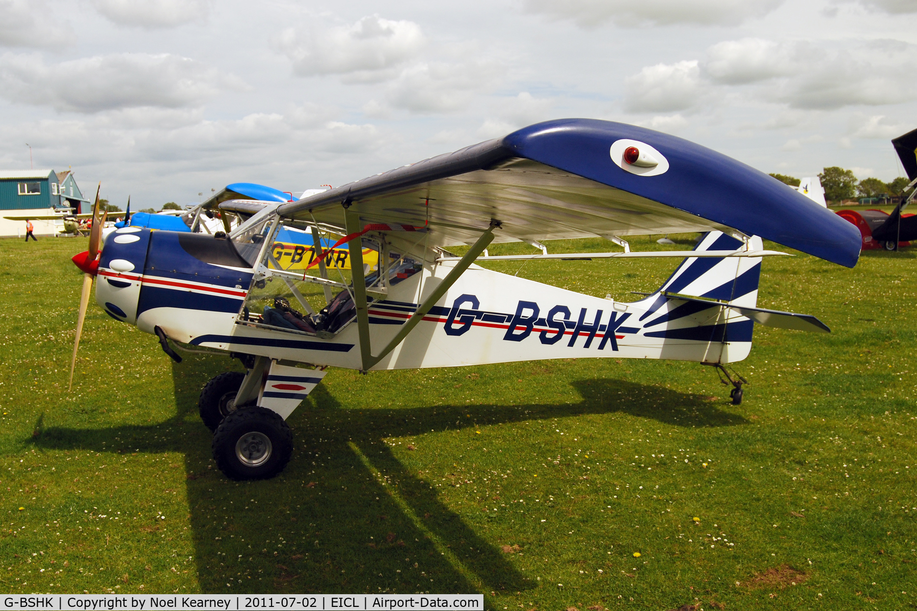 G-BSHK, 1991 Denney Kitfox Mk.2 C/N PFA 172-11752, Attending the Clonbullogue Fly-in July 2011