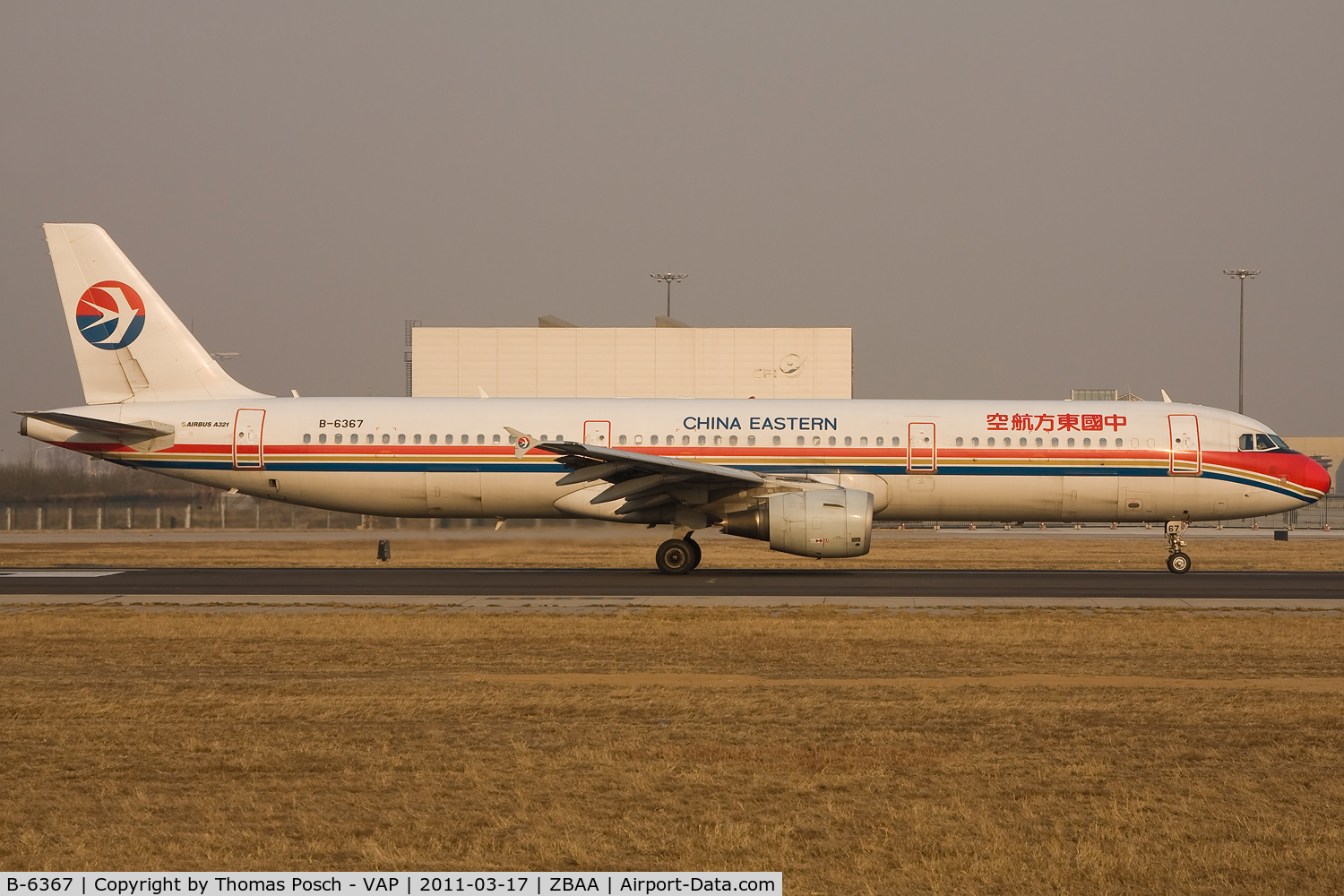 B-6367, 2008 Airbus A321-211 C/N 3612, China Eastern Airlines