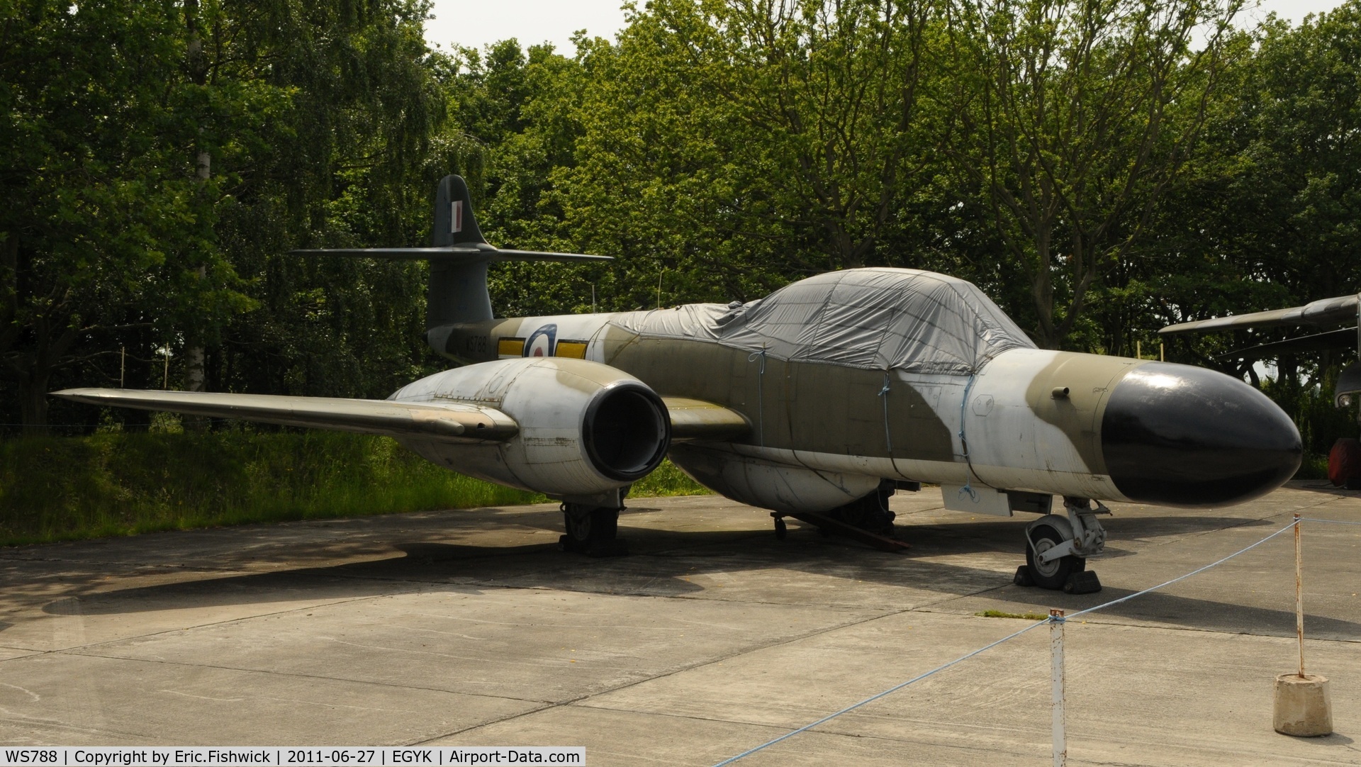 WS788, 1954 Gloster Meteor NF(T).14 C/N Not found WS788, Armstrong - Whitworth (Gloster) Meteor WS788 at Yorkshire Air Museum