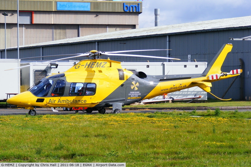 G-HEMZ, 2009 Agusta A-109S Grand C/N 22156, Derbyshire, Leicestershire and Rutland Air Ambulance