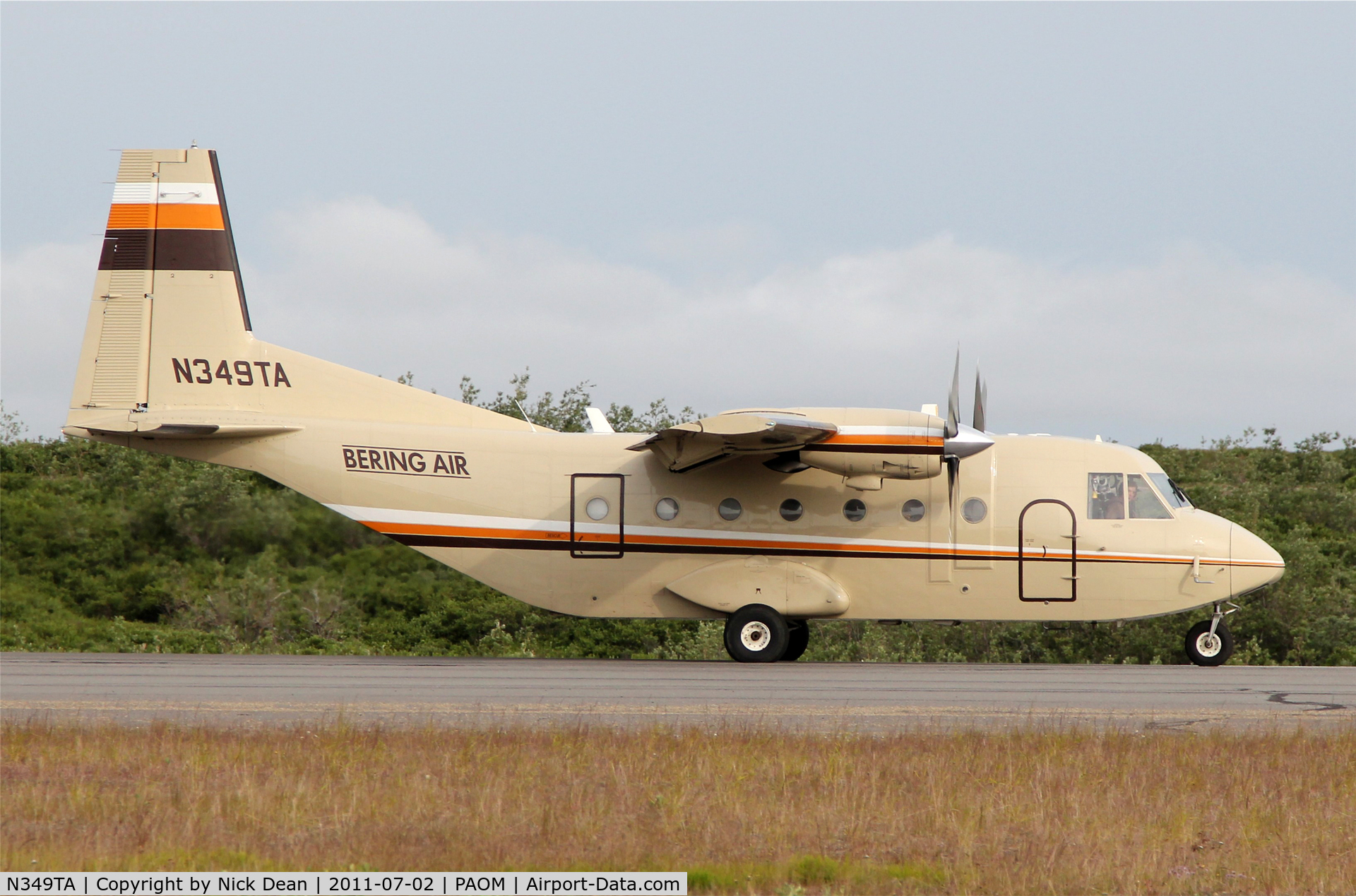 N349TA, 1986 CASA C-212-CC C/N 349, PAOM/OME