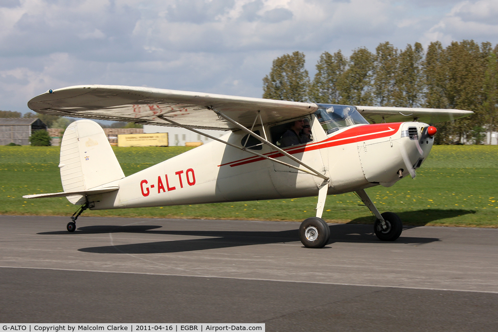 G-ALTO, 1948 Cessna 140 C/N 14253, Cessna 140 at Breighton Airfield in April 2011.