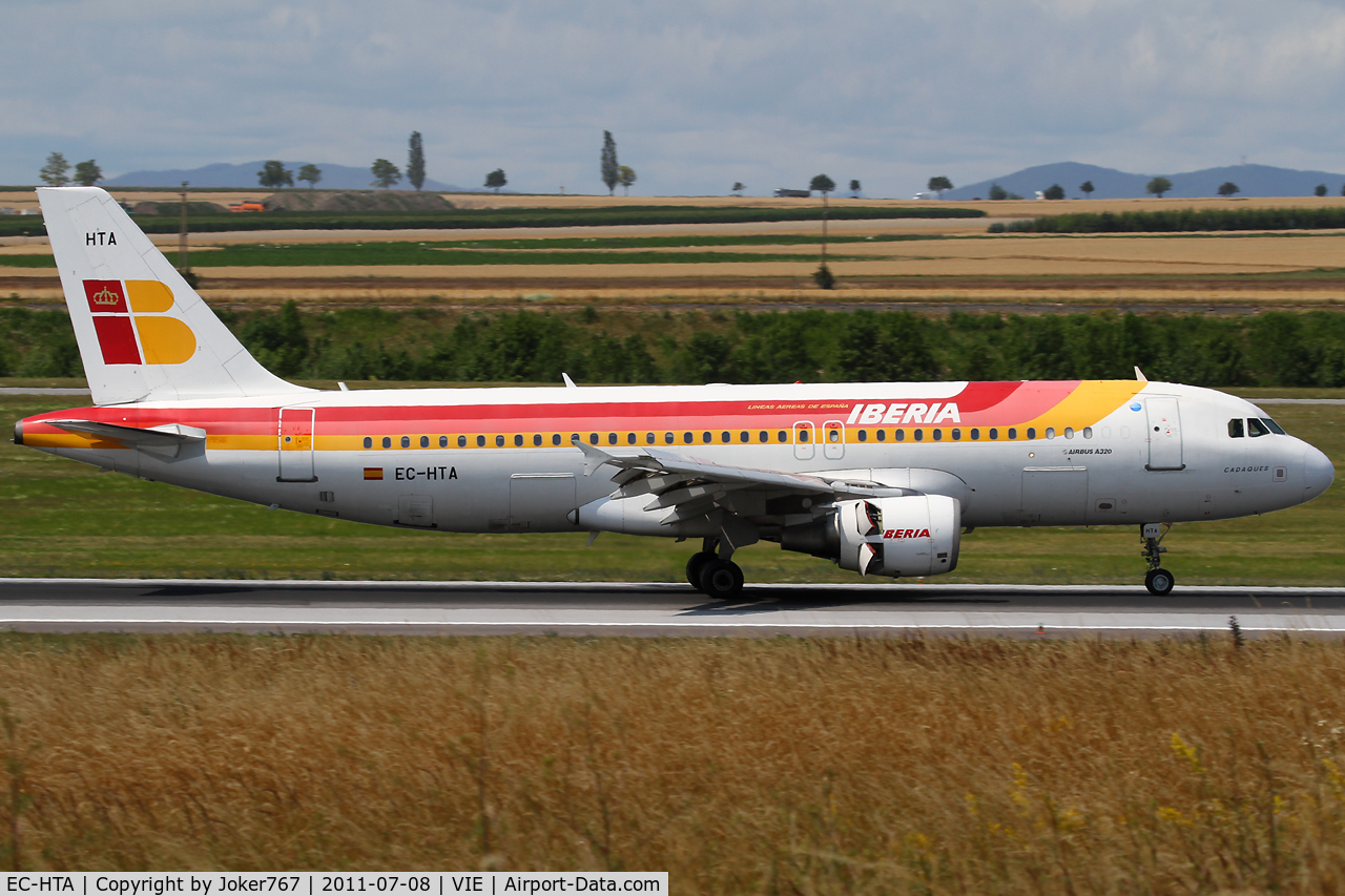 EC-HTA, 2001 Airbus A320-214 C/N 1516, Iberia