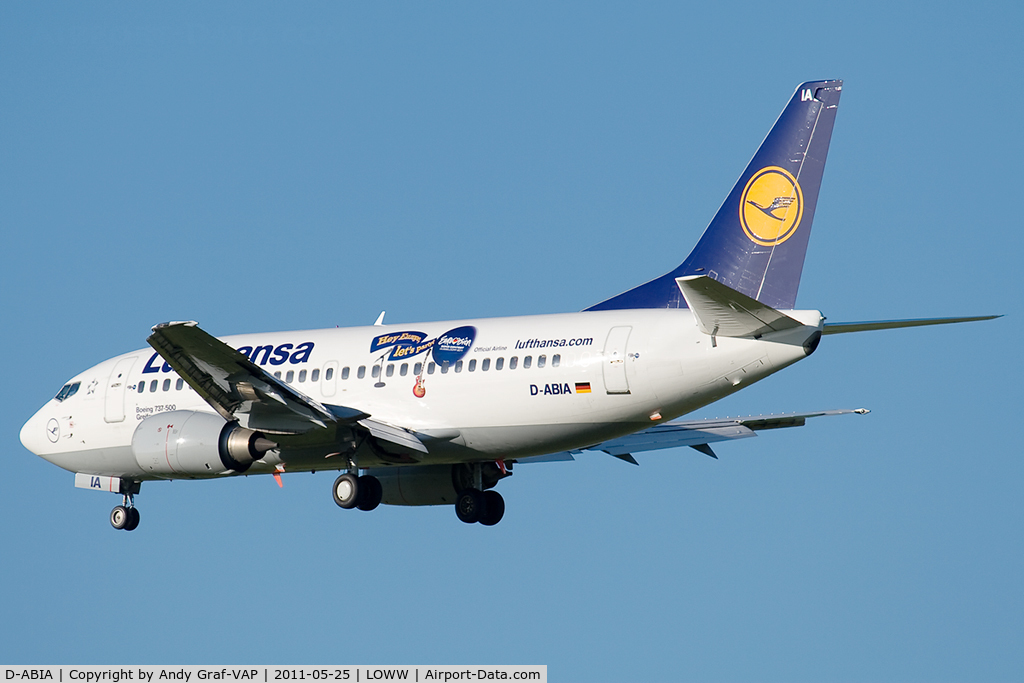D-ABIA, 1990 Boeing 737-530 C/N 24815, Lufthansa 737-500
