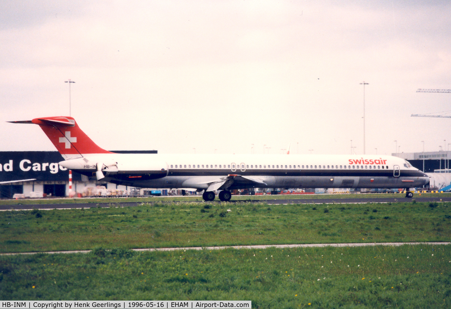 HB-INM, 1981 McDonnell Douglas MD-81 (DC-9-81) C/N 48011, Swissair