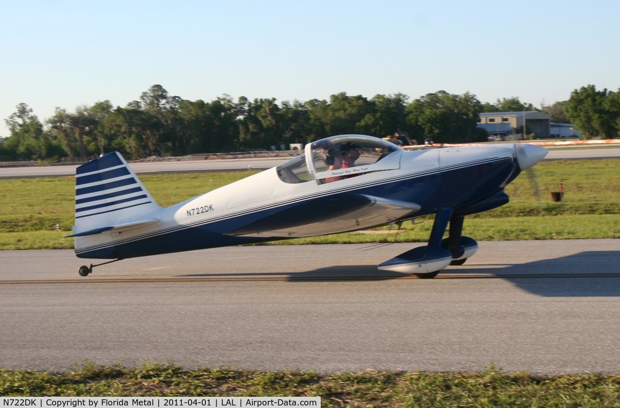 N722DK, 2002 Vans RV-6 C/N 24298, Vans RV-6