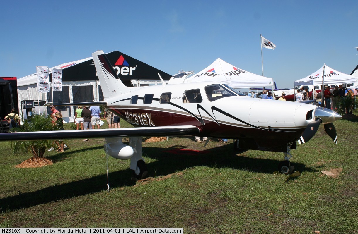 N2316X, Piper PA-46-350P Malibu Mirage C/N 4636487, PA-46-350P