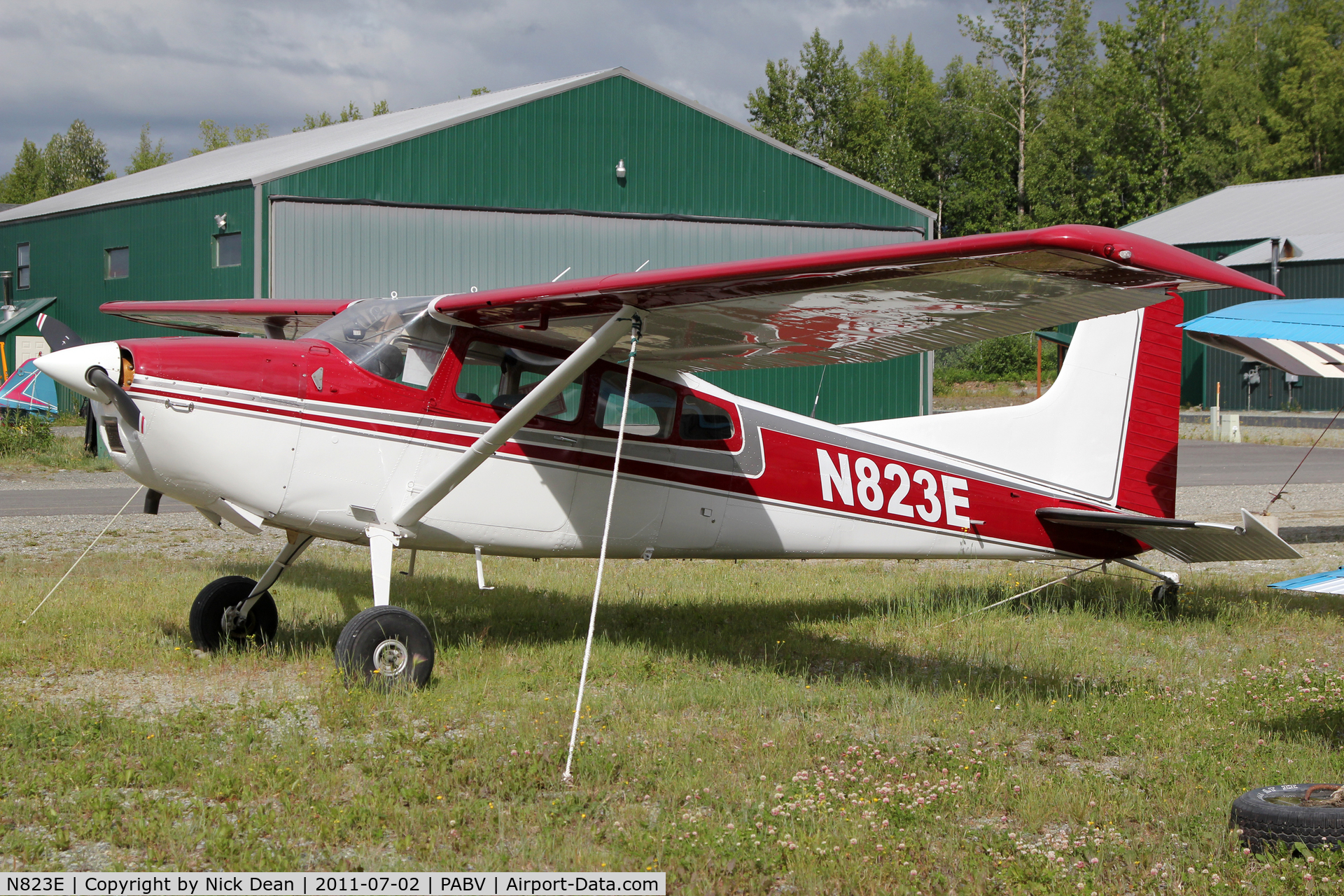 N823E, 1977 Cessna 180K Skywagon C/N 18052824, PABV/BCV