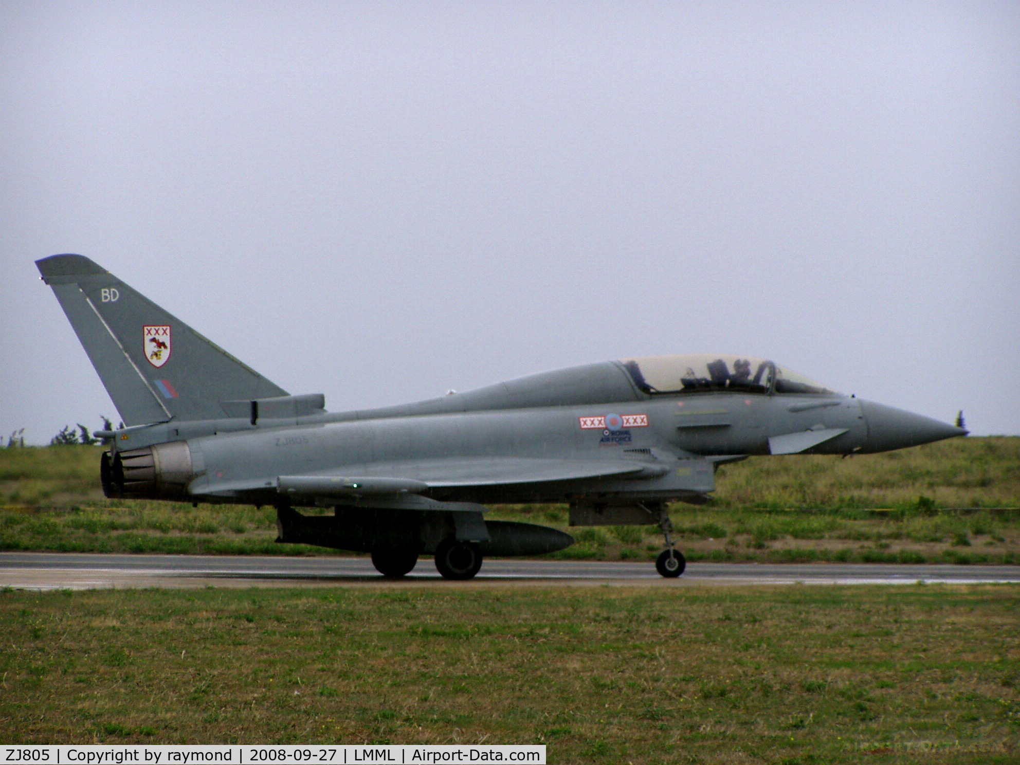 ZJ805, 2004 Eurofighter EF-2000 Typhoon T1 C/N 0019/BT006, Typhoon ZJ805/BD 29Sqd RAF