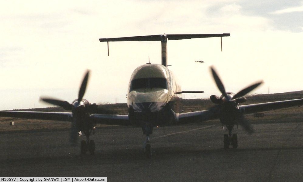 N105YV, 1994 Beech 1900D C/N UE-105, Mesa Airlines. Kingman AZ. 2002