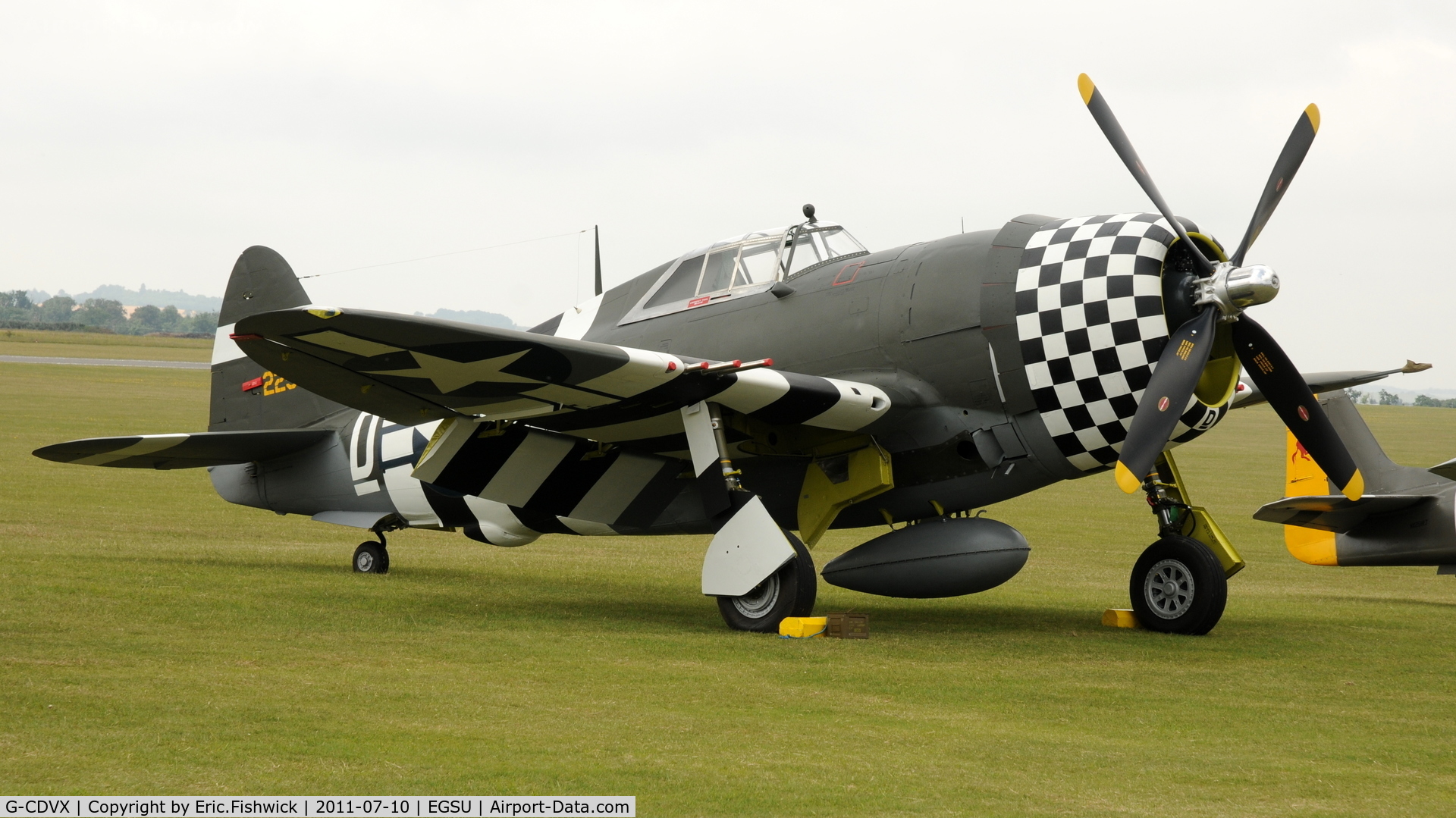 G-CDVX, 1942 Curtiss P-47G Thunderbolt C/N 21953, G-CDVX (225068) - (The Fighter Collection) at another excellent Flying Legends Air Show (July 2011)