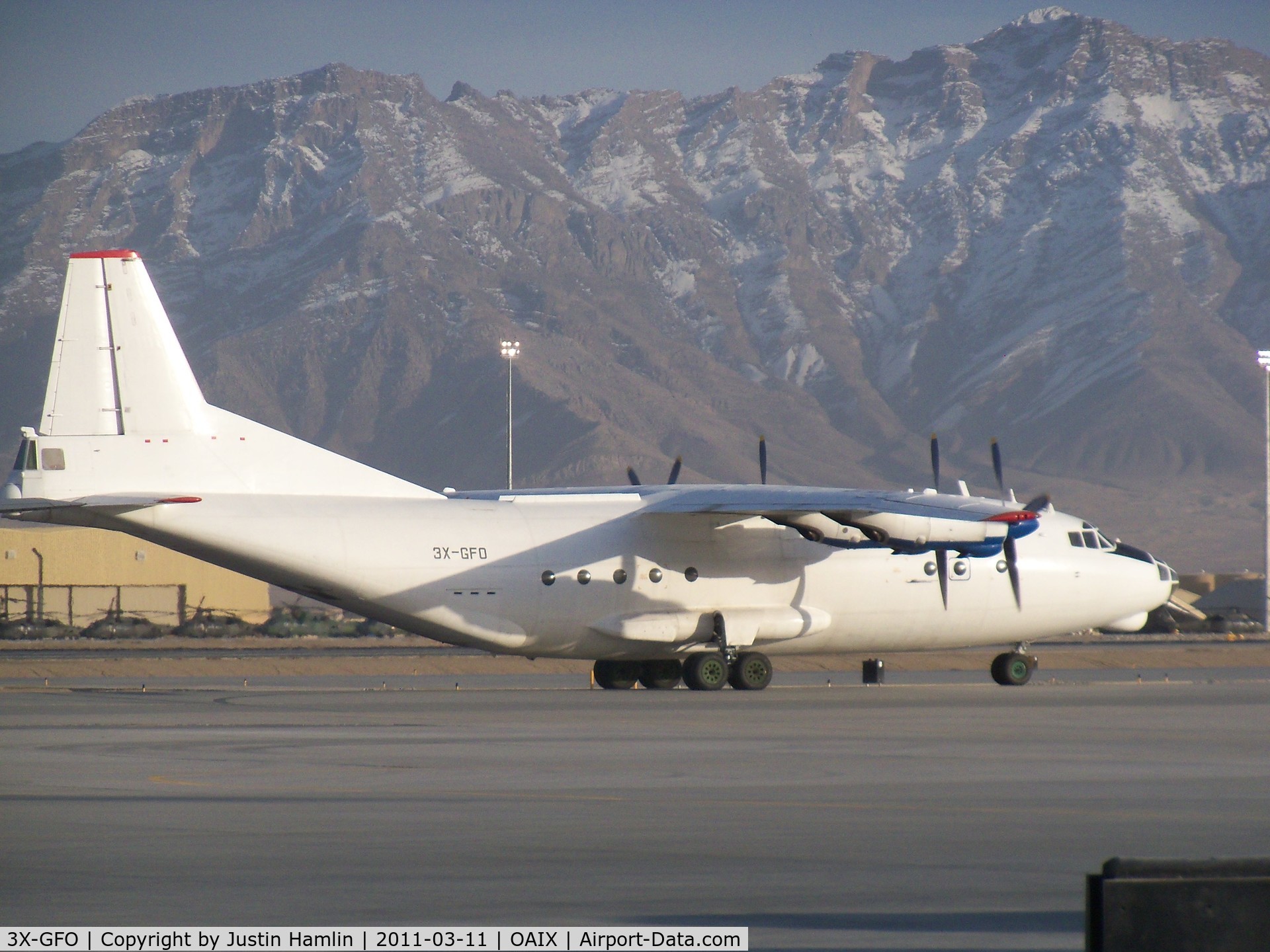 3X-GFO, Antonov An-12BP C/N 9346308, Caught this one taxiing in in the late afternoon
