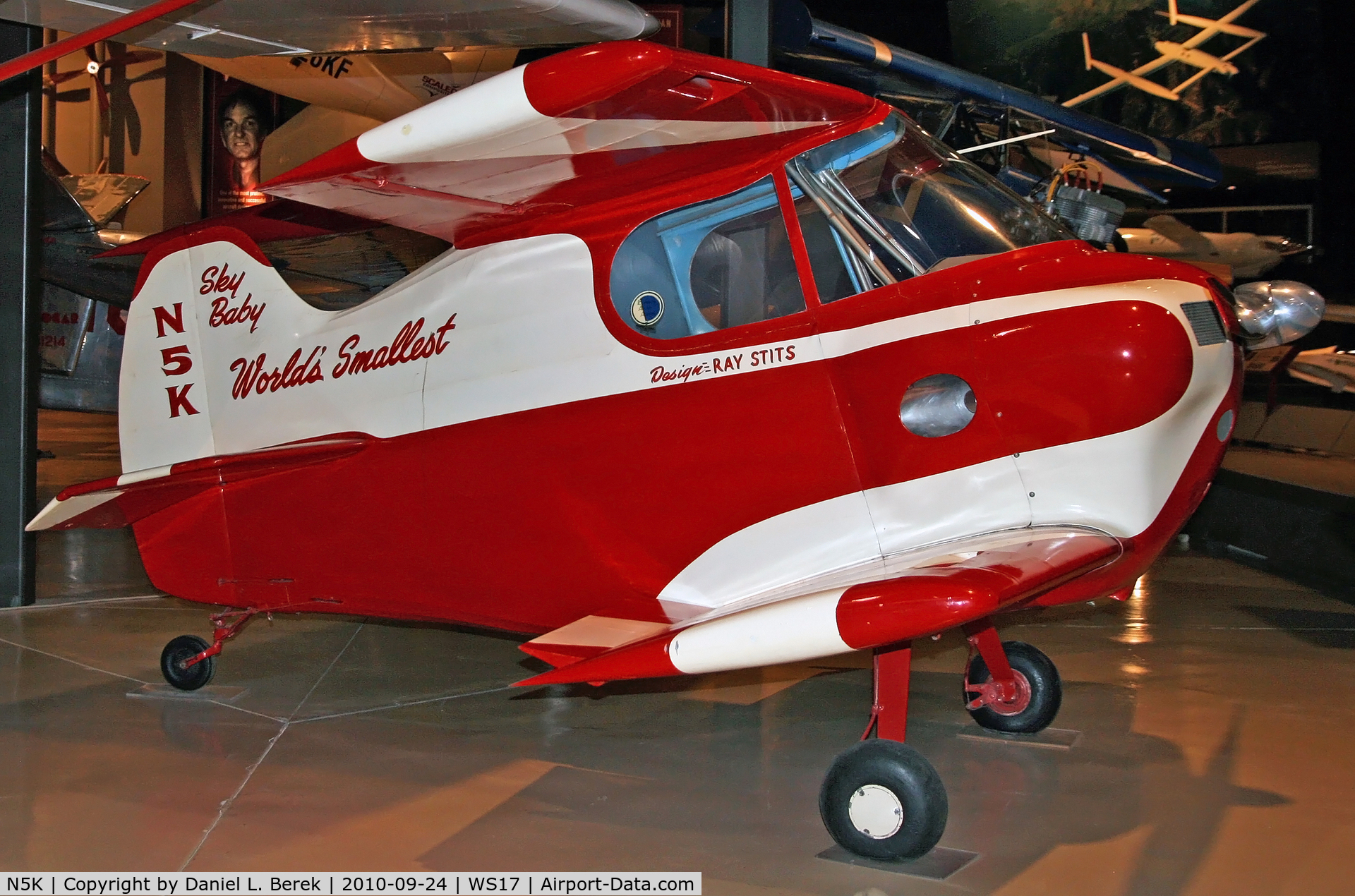 N5K, 1952 Stits SA-2 Sky Baby C/N 1, It was small, but it took a great deal of strengh and experience to fly it.