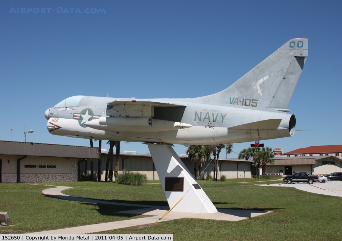 152650, LTV A-7A Corsair II C/N A-007, A-7A Corsair II at Don Garlitts Museum Ocala Florida