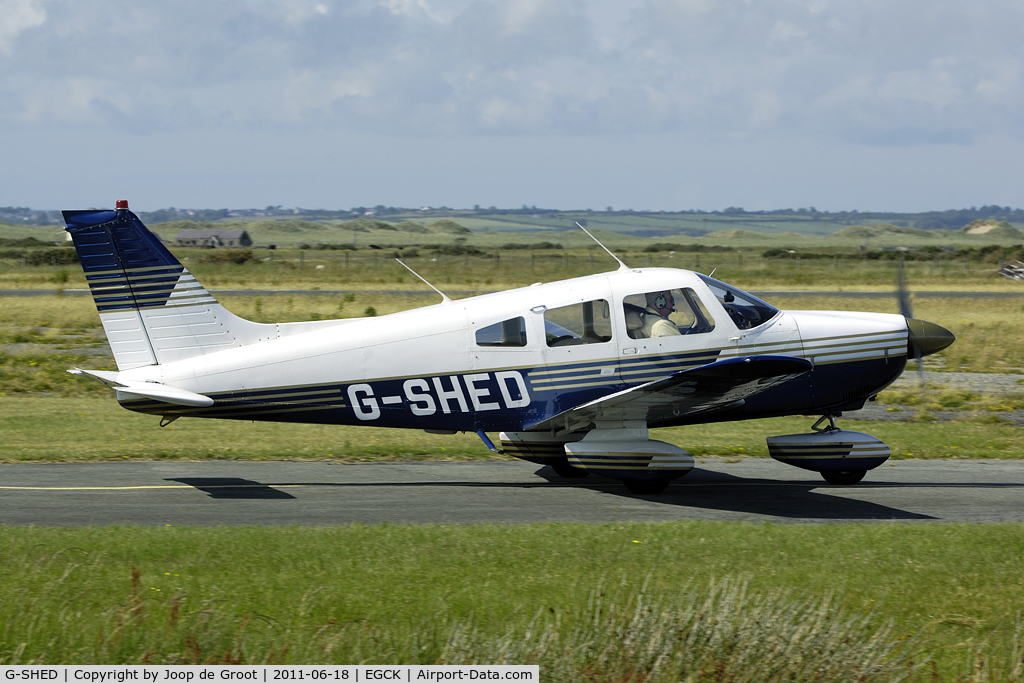 G-SHED, 1978 Piper PA-28-181 Cherokee Archer II C/N 28-7890068, at Cearnarfon-Llandwrog