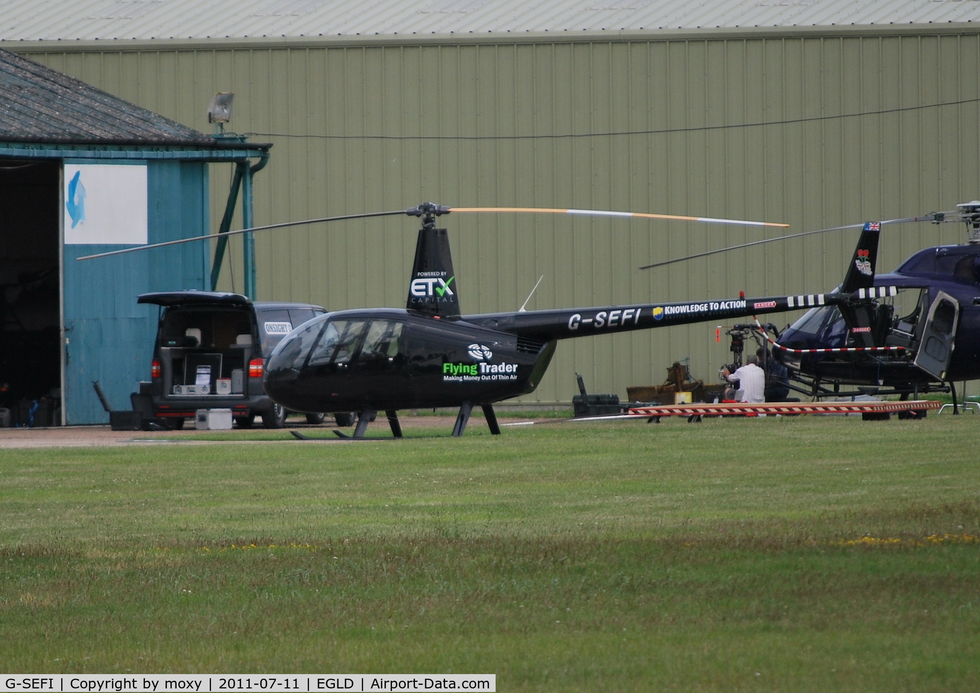 G-SEFI, 2003 Robinson R44 Raven II C/N 10147, Robinson R44 Raven II, ex N75271 at Denham
