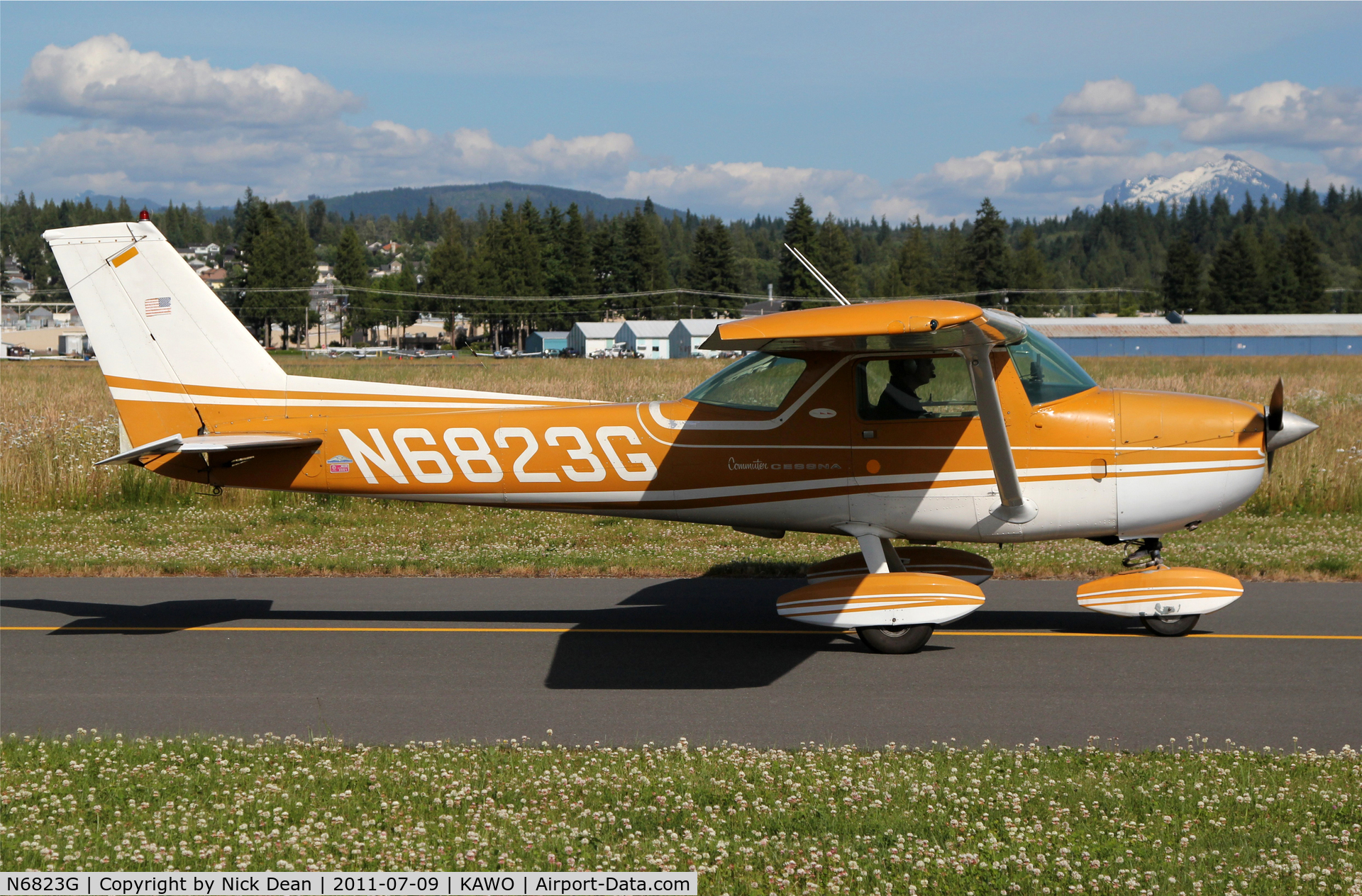 N6823G, 1970 Cessna 150L C/N 15072323, KAWO/AWO