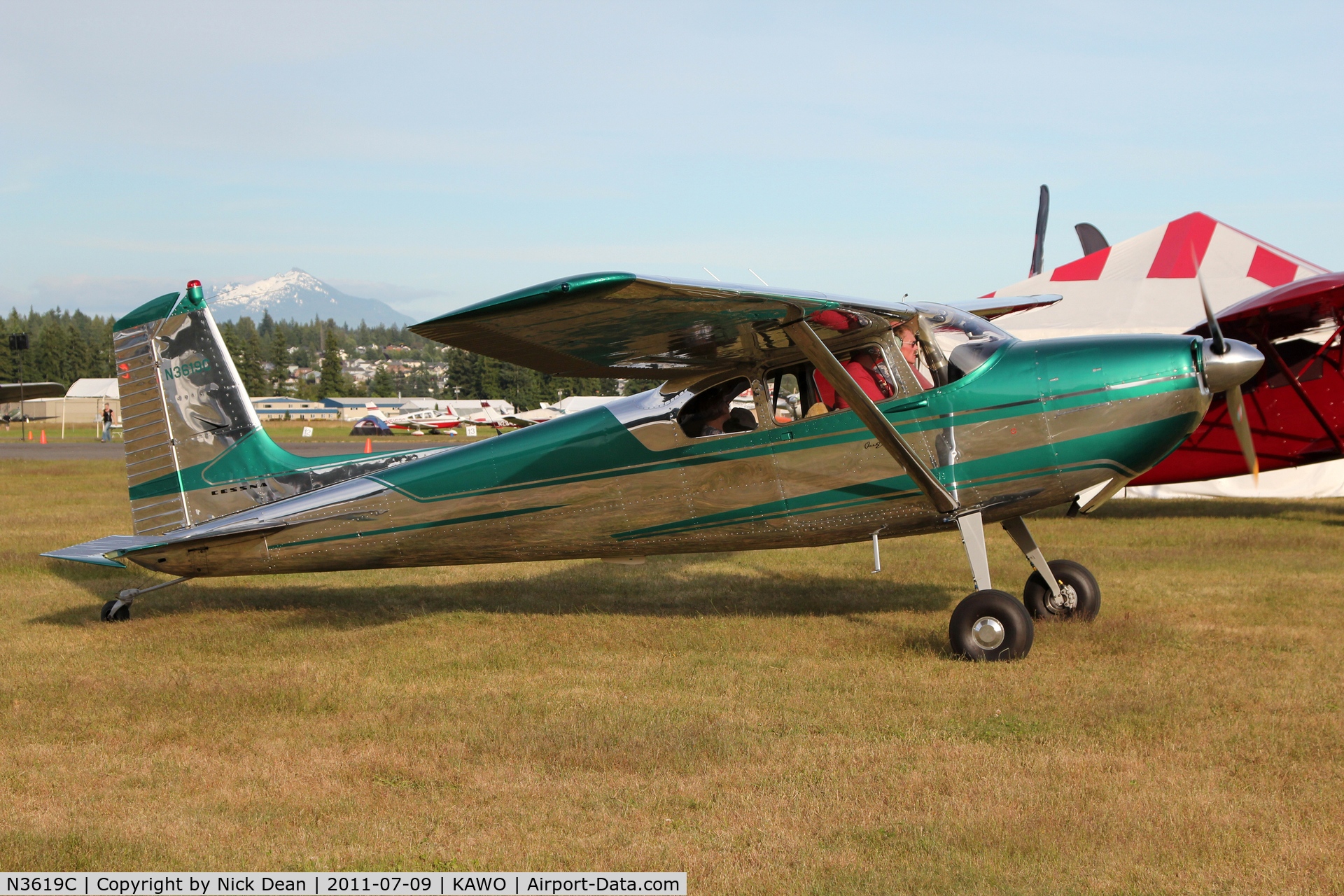 N3619C, 1954 Cessna 180 C/N 31117, KAWO/AWO