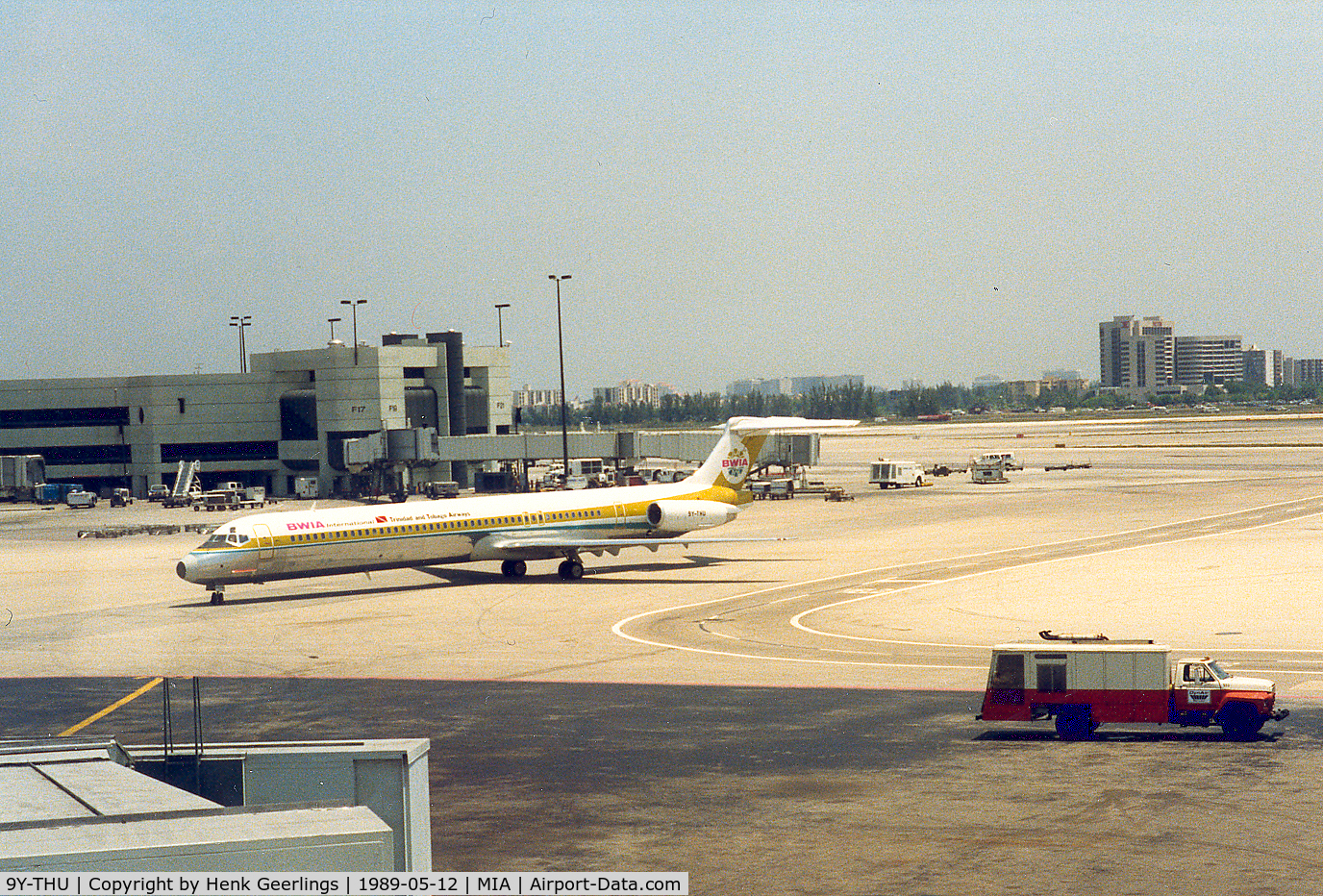 9Y-THU, 1988 McDonnell Douglas MD-83 C/N 49824, BWIA