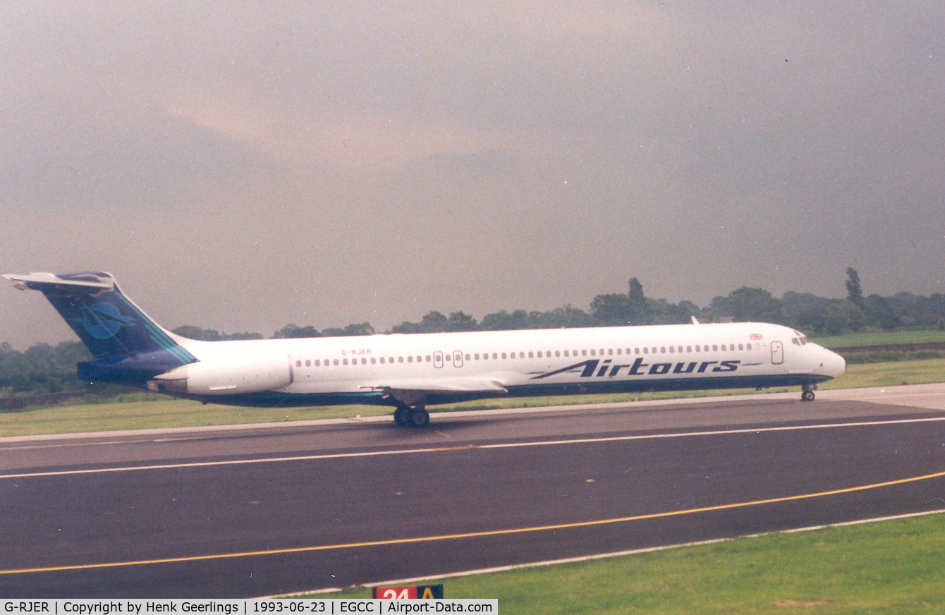 G-RJER, 1991 McDonnell Douglas MD-83 (DC-9-83) C/N 49949, Airtours