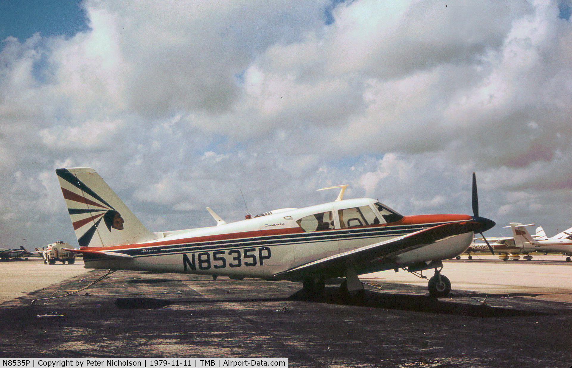 N8535P, 1964 Piper PA-24-400 Comanche 400 C/N 26-116, PA-24-200 Comanche seen at New Tamiami in November 1979.