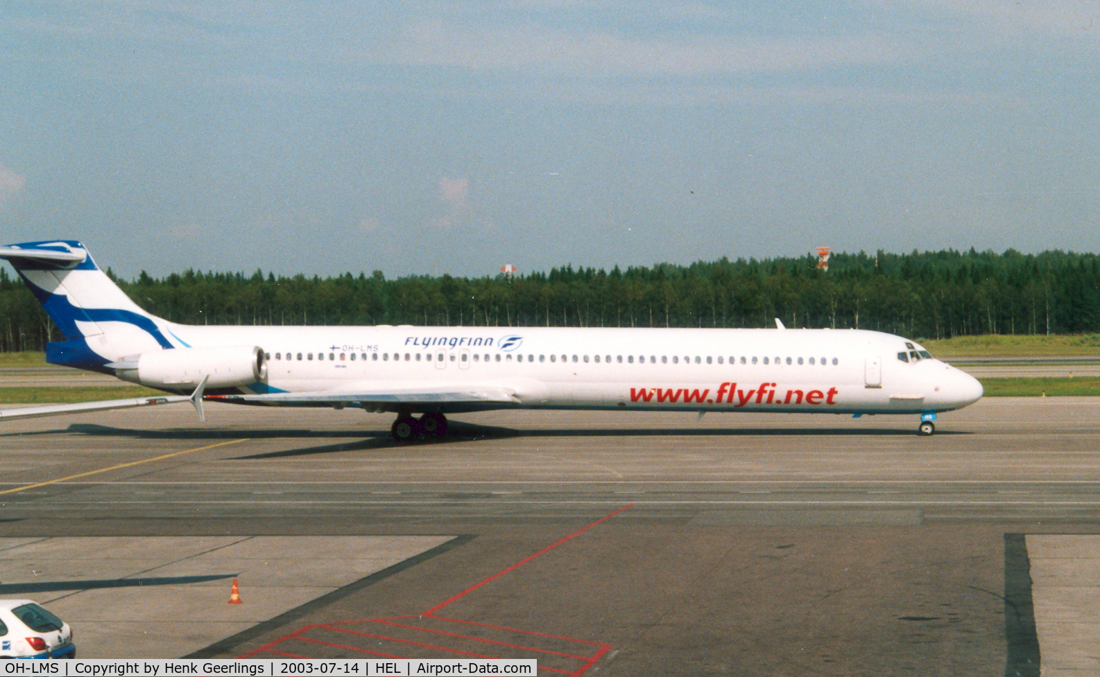 OH-LMS, 1985 McDonnell Douglas MD-83 (DC-9-83) C/N 49252, Flying Fin